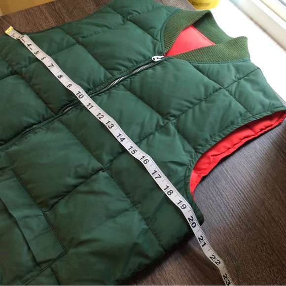 Green & Bright Orange Padded Hunting Vest Unisex Zip Front - Picture 10 of 11
